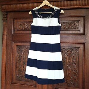 Striped Jewel Dress